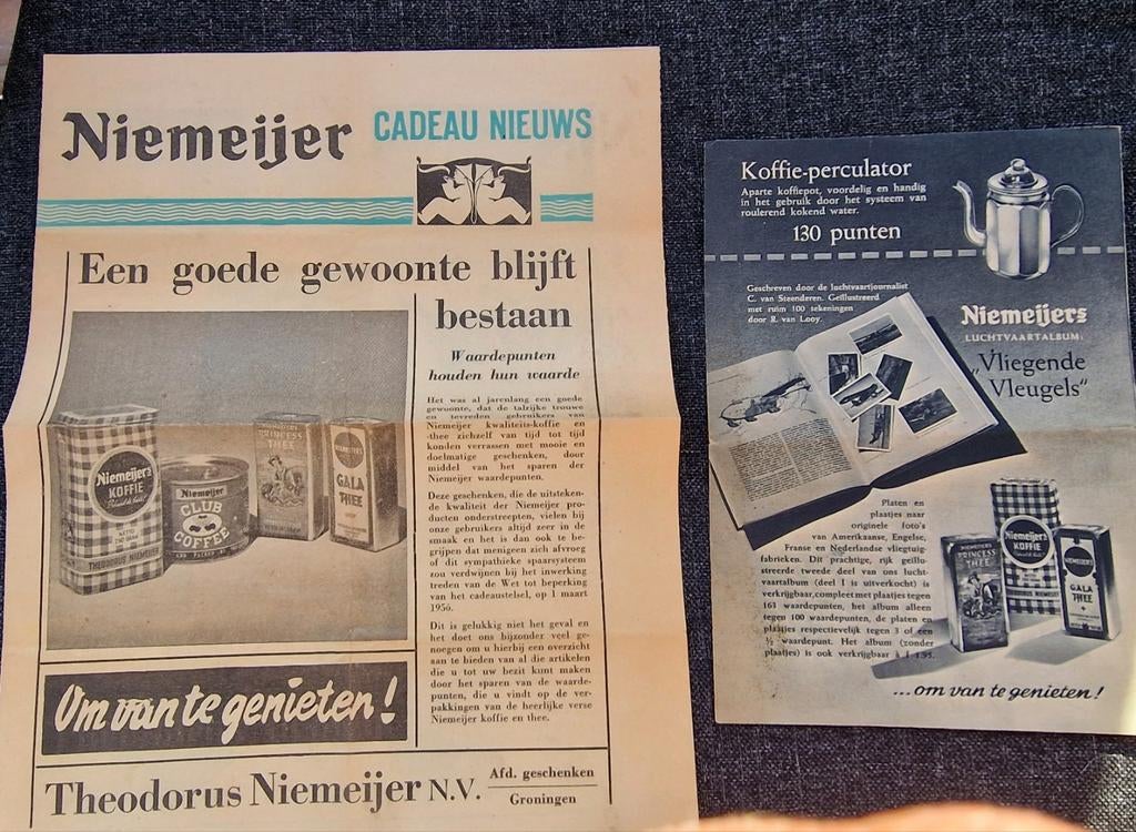 Niemeijer Catalogus 2 x, Boeken, Catalogussen en Folders, Ophalen of Verzenden, Zo goed als nieuw, Catalogus