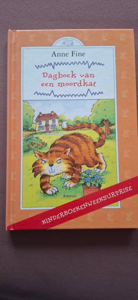 Dagboek van een moordkat - Anne Fine, Boeken, Fictie algemeen, Ophalen of Verzenden, Zo goed als nieuw, Anne Fine