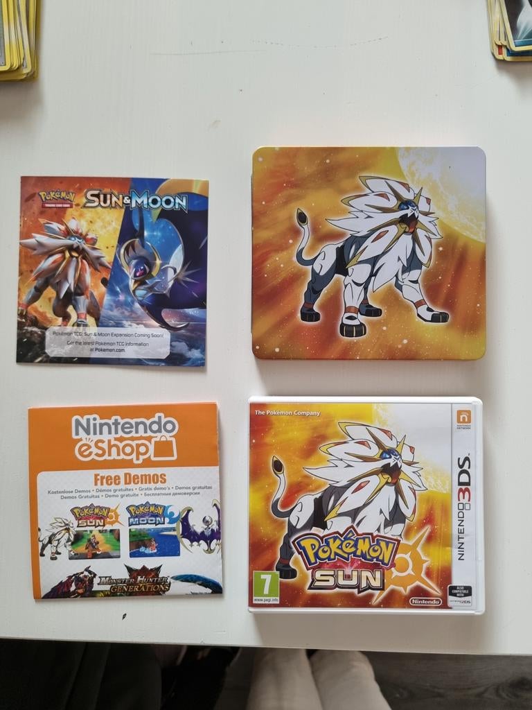 Pokemon Sun, 3DS, Steelbook, Spelcomputers en Games, Games | Nintendo 2DS en 3DS, Avontuur en Actie, 1 speler, Ophalen of Verzenden