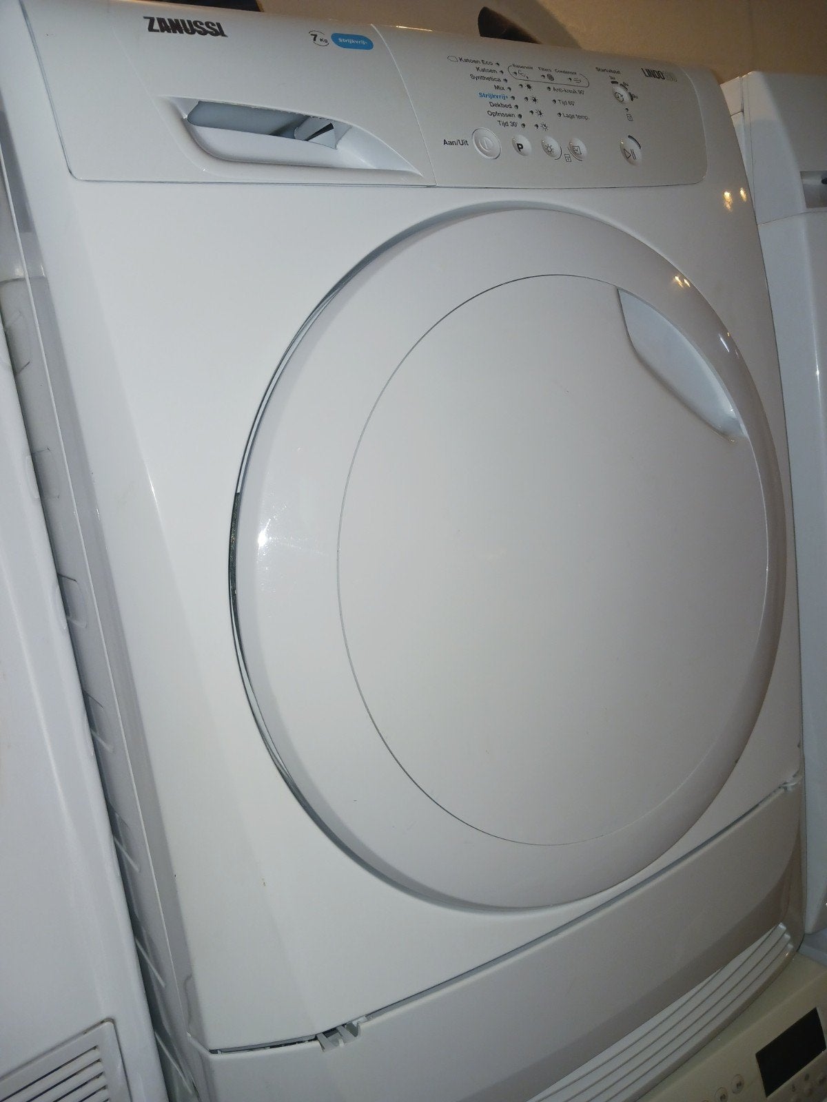 Zanussi Lindo 100 condensdroger 7 KG ( met garantie ), Witgoed en Apparatuur, 6 tot 8 kg, Ophalen of Verzenden, Zo goed als nieuw