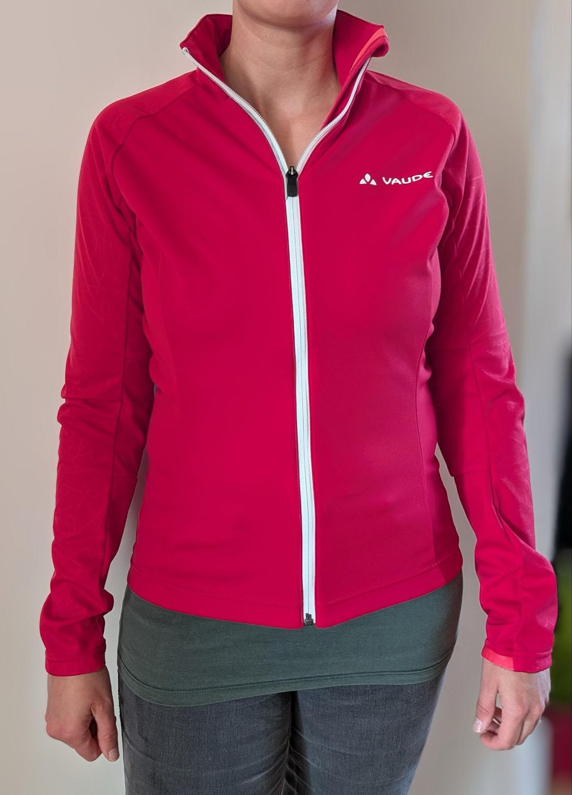 Vaude fietsjack roze maat 38/S, Ophalen of Verzenden, Zo goed als nieuw, Maat 38/40 (M), Roze