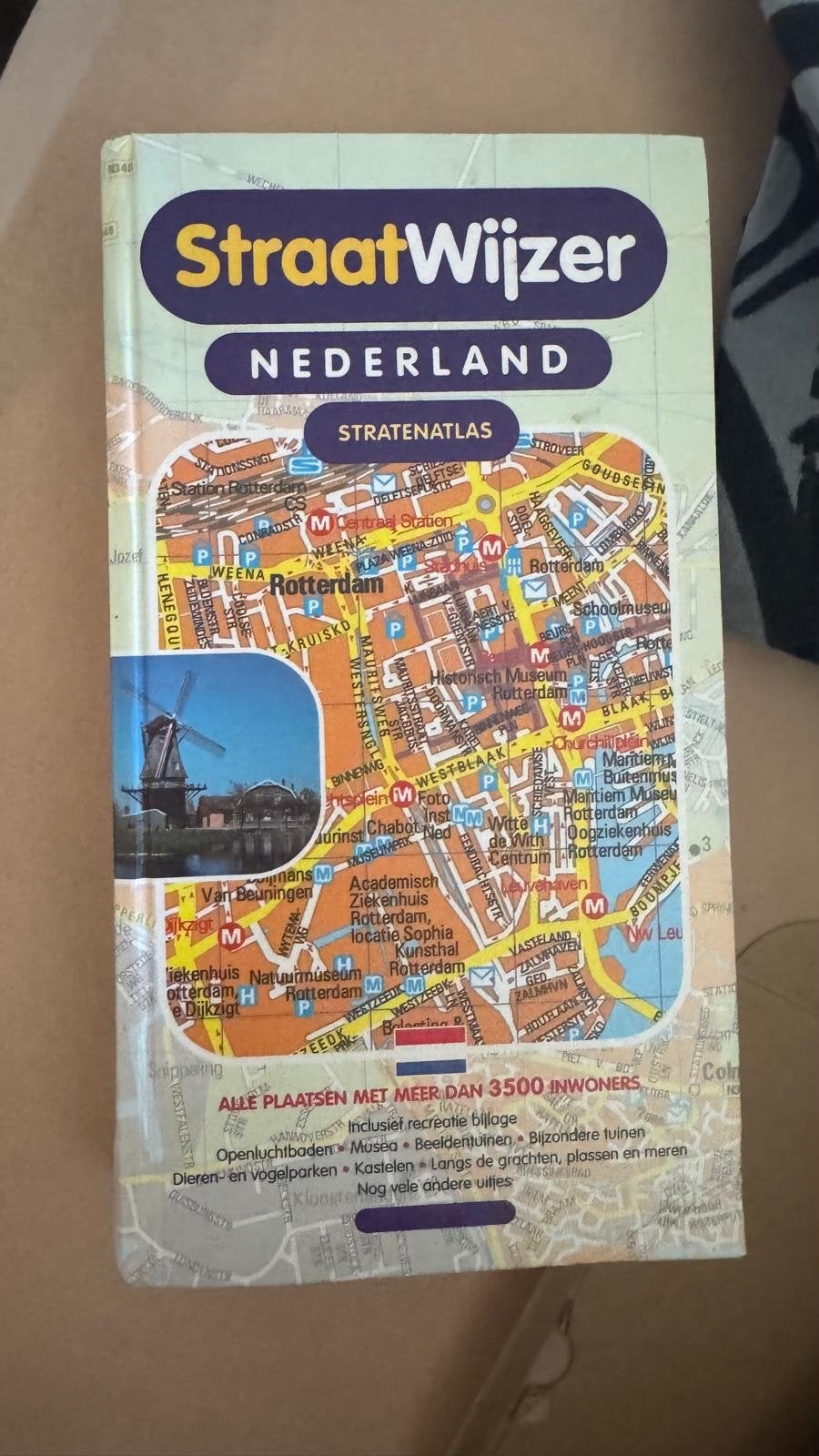 StraatWijzer Nederland Stratenatlas Rotterdam, Boeken, Atlassen en Landkaarten, Gelezen, Overige atlassen, 2000 tot heden, Ophalen of Verzenden