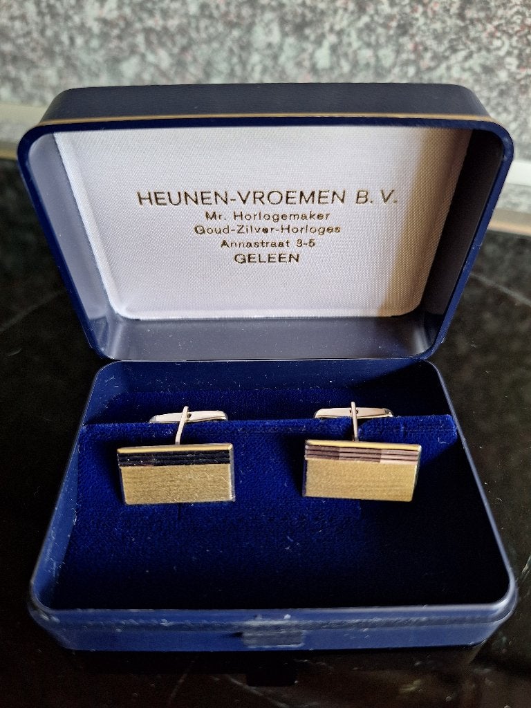Manchetknopen (nooit gedragen), Ophalen of Verzenden, Nieuw, Goud