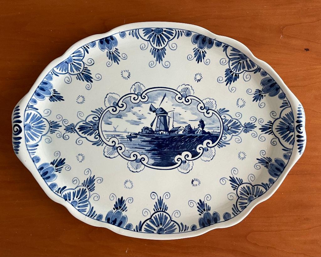 Delfts Blauw kalkoenschaal Erven Lucas Bols, Ophalen