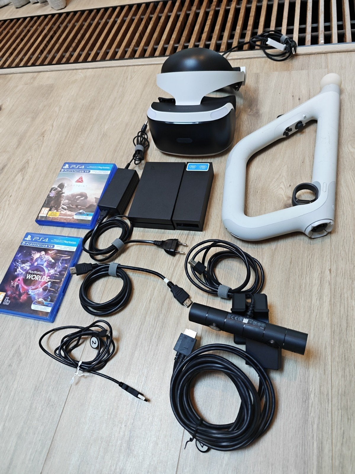 PlayStation VR-set met camera, VR-bril en games, Ophalen of Verzenden, Gebruikt, Camera, Sony PlayStation