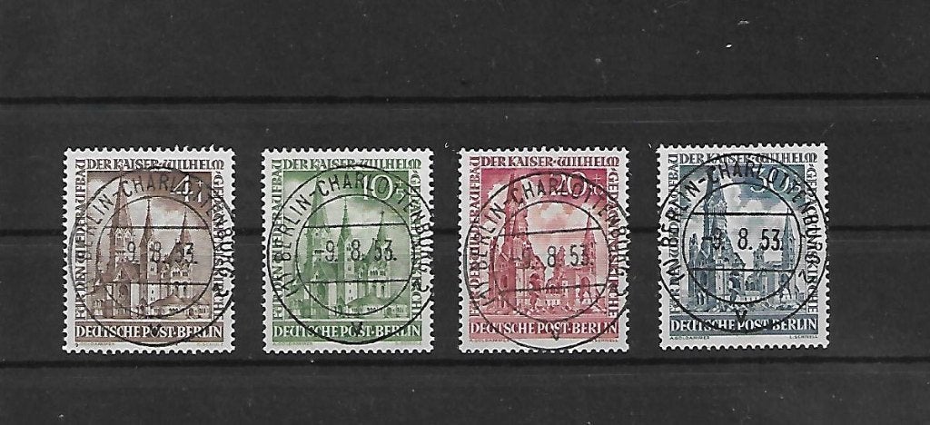 Berlijn Michel nr. 106-09  Luxe gestempeld, Postzegels en Munten, Postzegels | Europa | Duitsland, Ophalen, BRD, Gestempeld