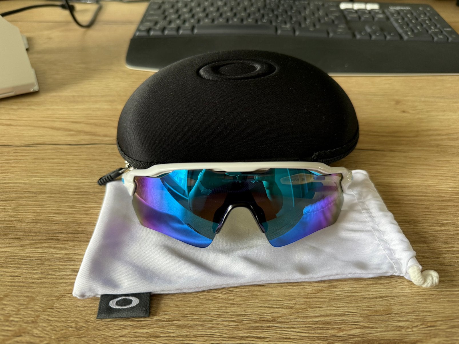 Oakley Radar EV, Ophalen of Verzenden, Zo goed als nieuw, Zonnebril, Oakley