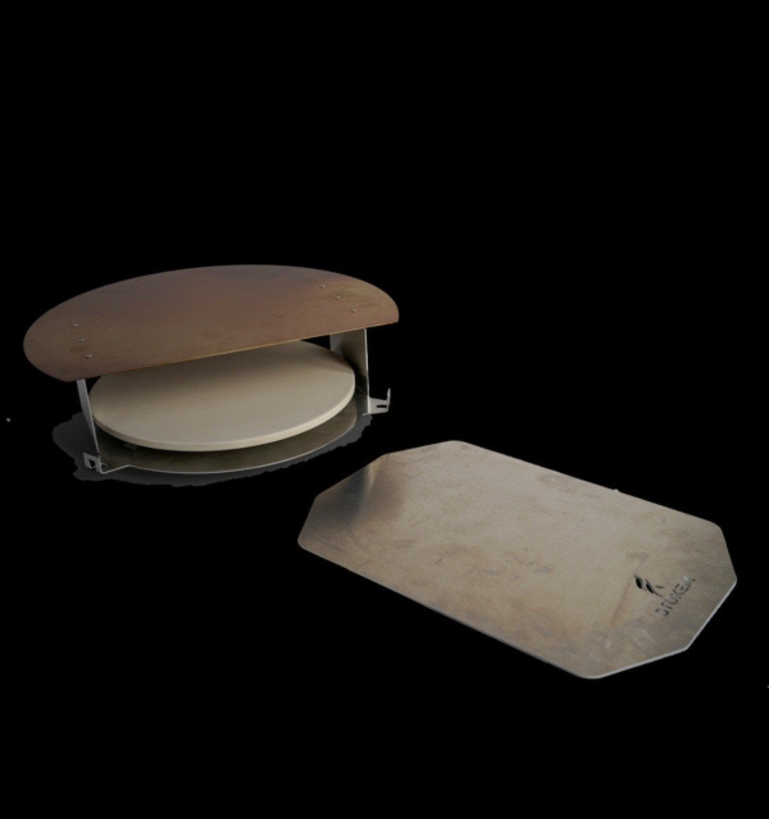 Stokem Pizza Oven Inzetstuk voor Buitenhaard, Tuin en Terras, Pizzaovens, Ophalen of Verzenden, Nieuw, Stokem