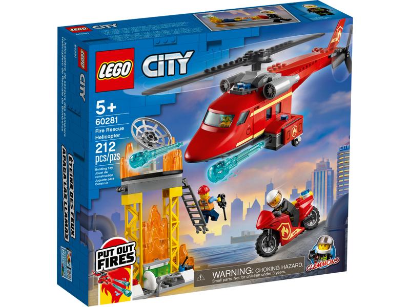 LEGO City 60281 Brandweerhelikopter, Ophalen of Verzenden, Gebruikt, Complete set, Lego