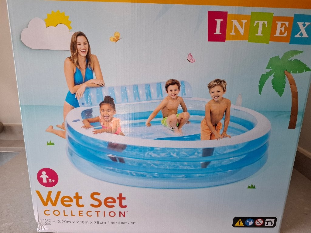 Intex zwembad family lounge, Ophalen, Rond, Nieuw, Opzetzwembad