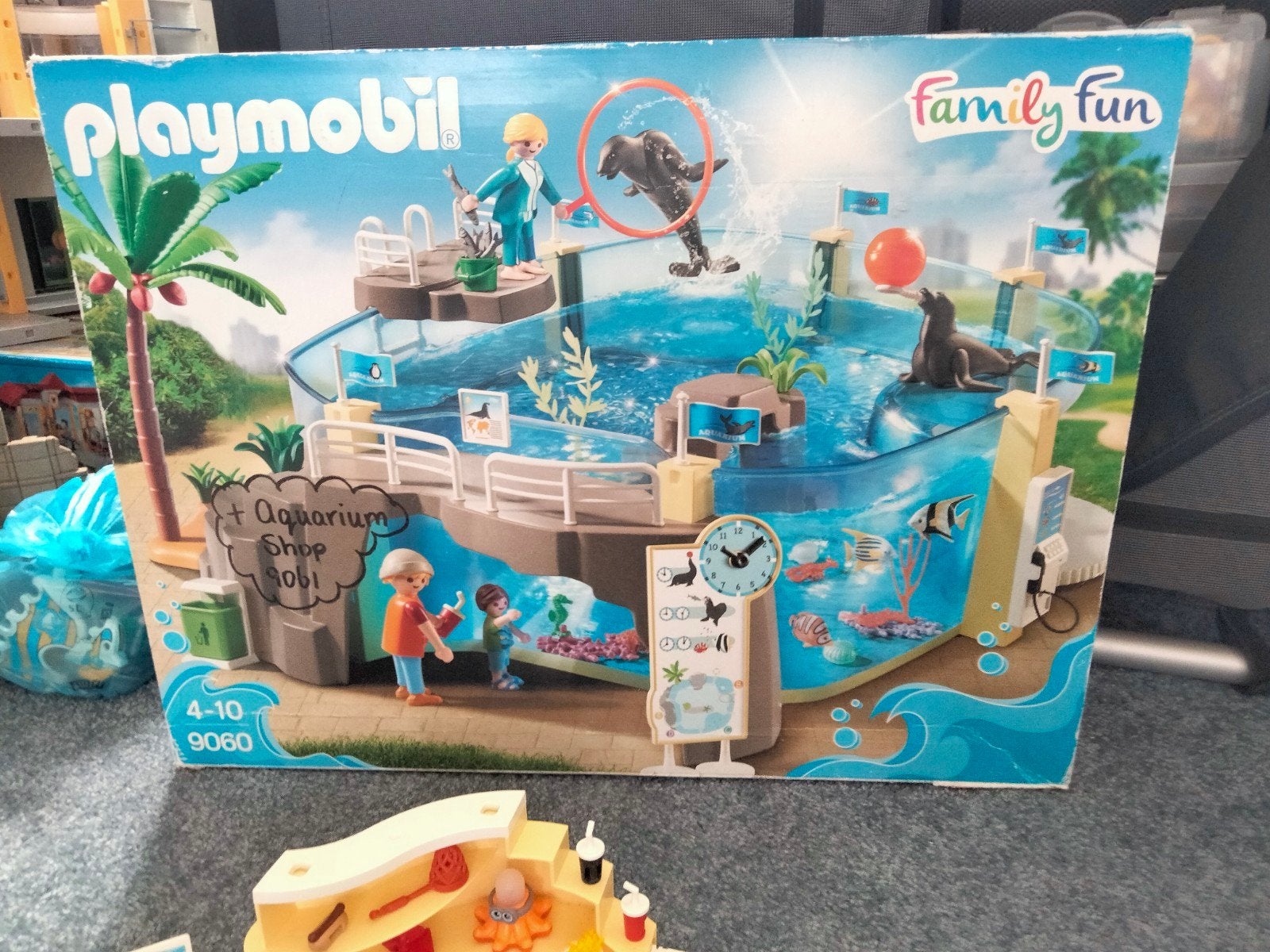 Mooi aquarium met extra,s van Playmobil., Ophalen of Verzenden, Zo goed als nieuw