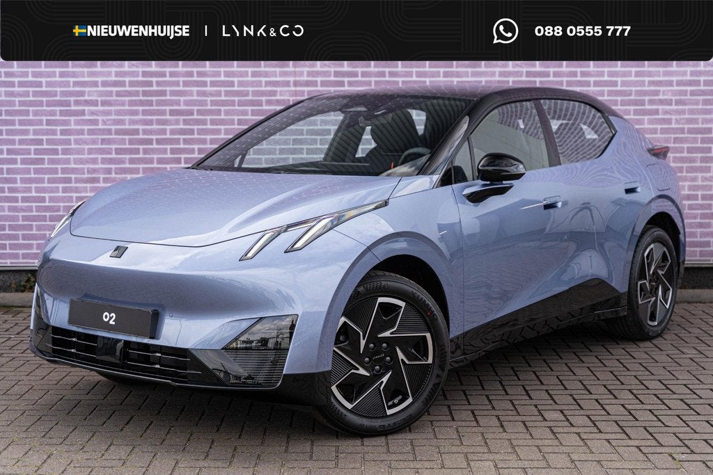 Lynk & Co 02 Core 66 kWh | Apple Carplay/Android Auto | Keyl, Automaat, 12 maanden, Achterwielaandrijving, Zwart
