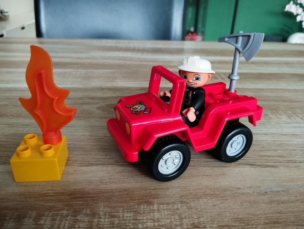 Lego Duplo Brandweercommandant 6169, Ophalen of Verzenden, Gebruikt, Duplo