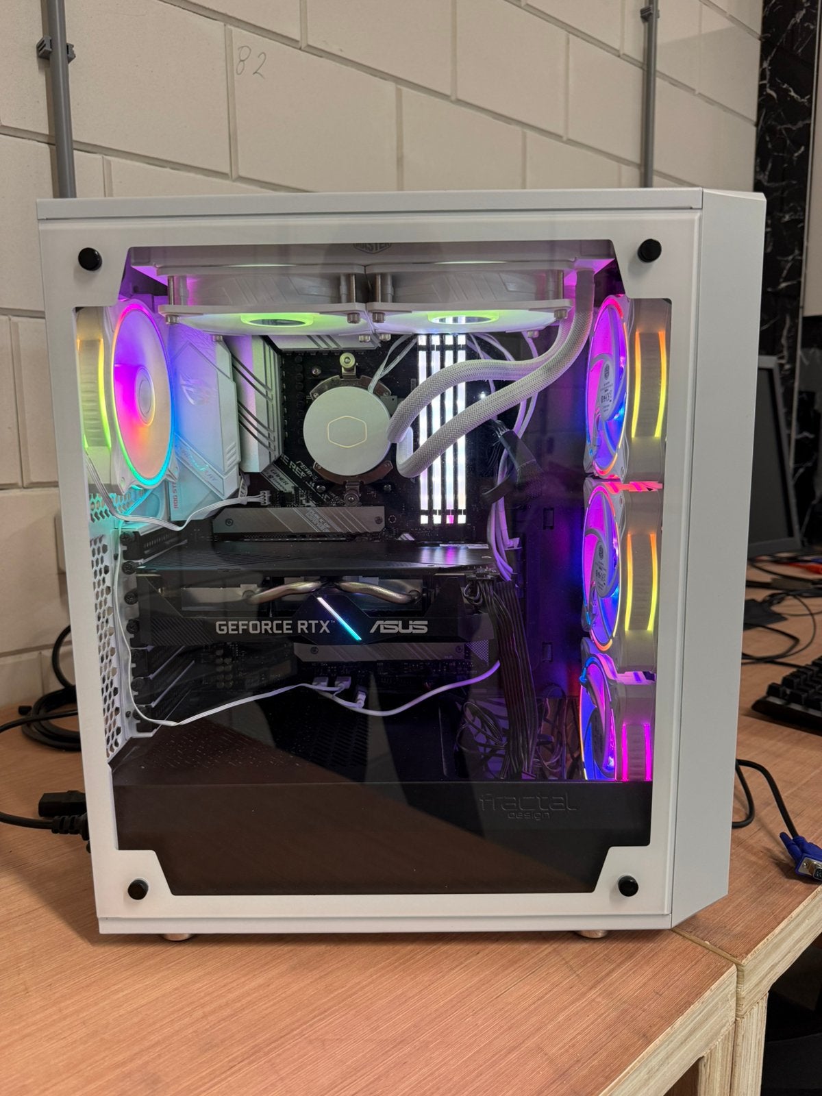 Game PC, AMD Ryzen 7 5700X, 32GB DDR4 RGB Ram, RTX 2060, Ophalen, Gebruikt, 32 GB, Gaming