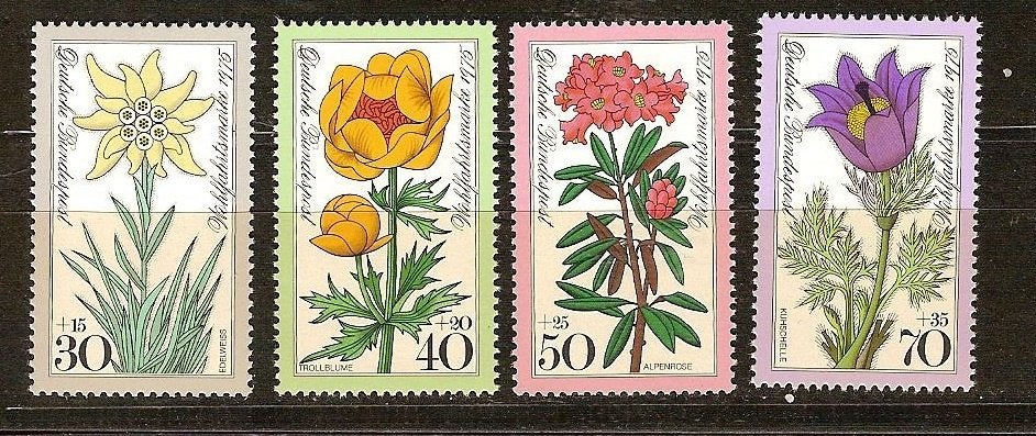 Bloemen BRD 867-870 postfris, Ophalen of Verzenden, Postfris, Dier of Natuur