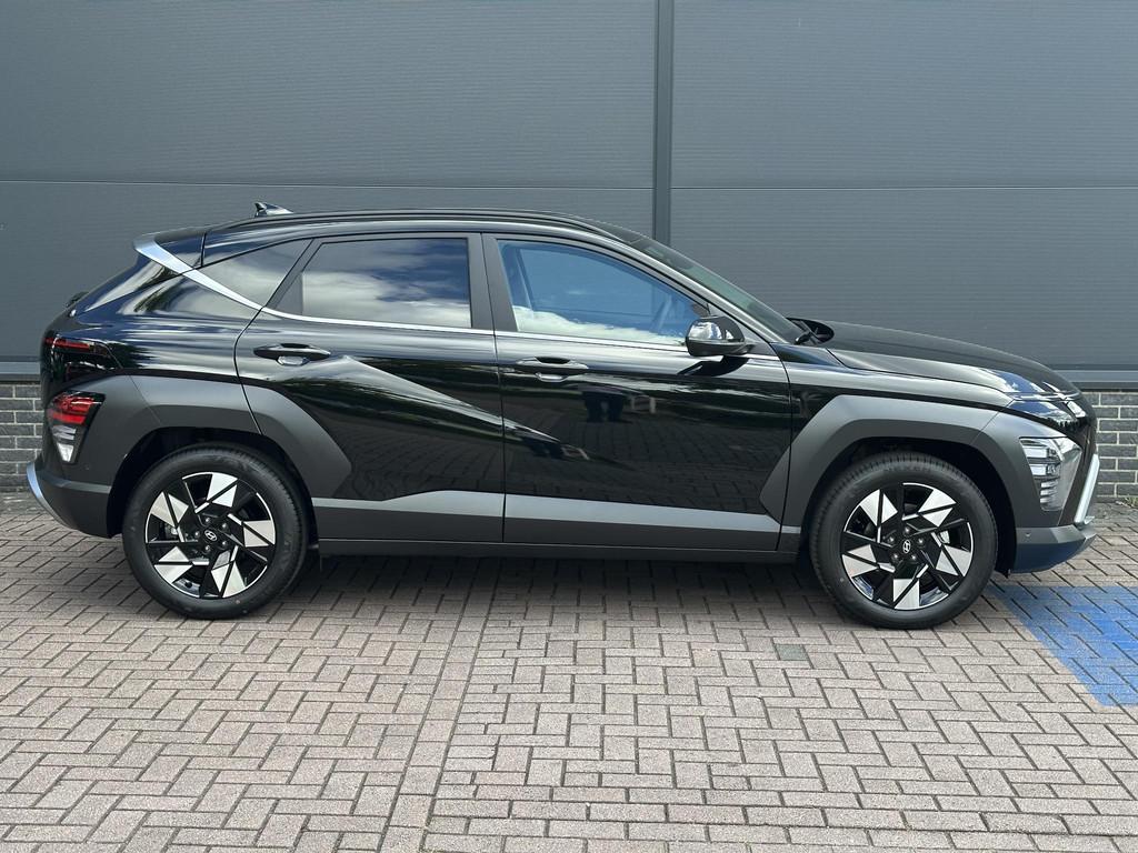 Hyundai Kona 1.6 GDI HEV Premium / Navigatie / Achteruitrijc, Auto's, Hyundai, Zwart, Origineel Nederlands, Bedrijf, SUV of Terreinwagen