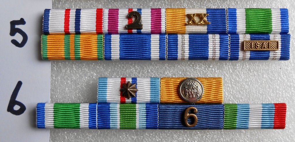 Twee sets batons, Ophalen of Verzenden, Landmacht, Nederland, Lintje, Medaille of Wings