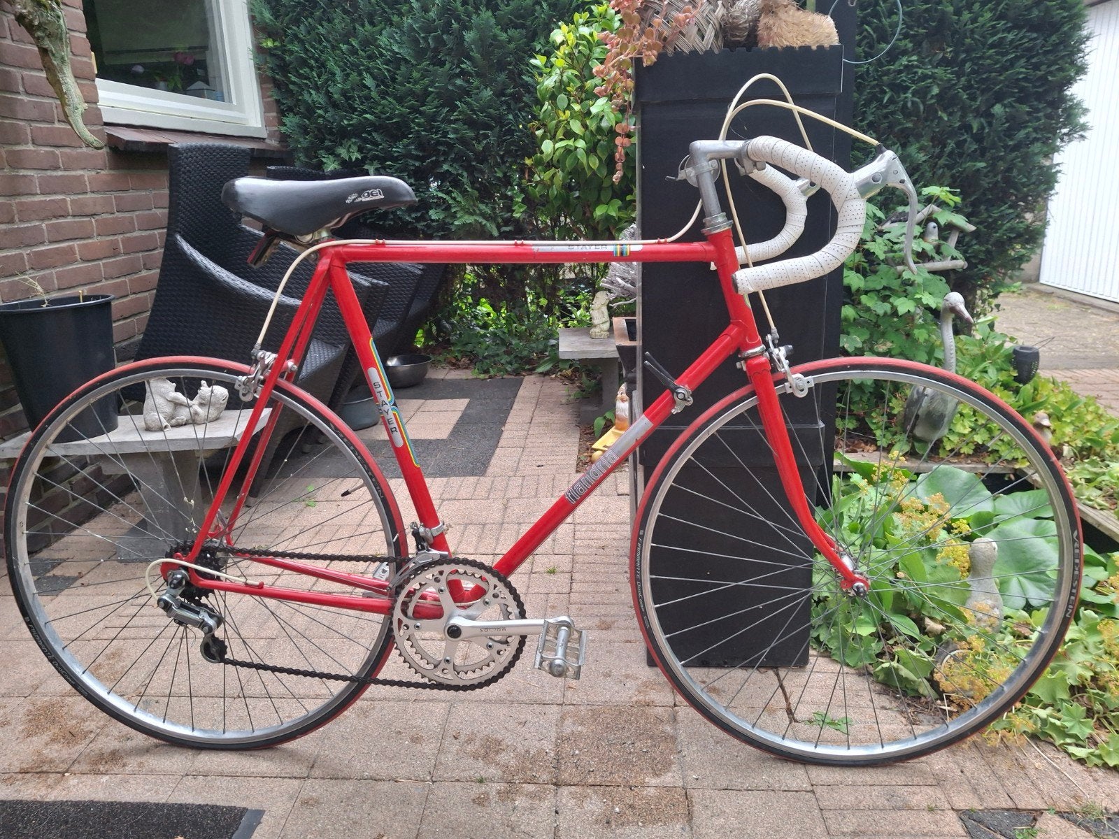 klassieke originele Flandria Stayer racefiets, Gebruikt, 61 tot 65 cm, Ophalen, Overige merken