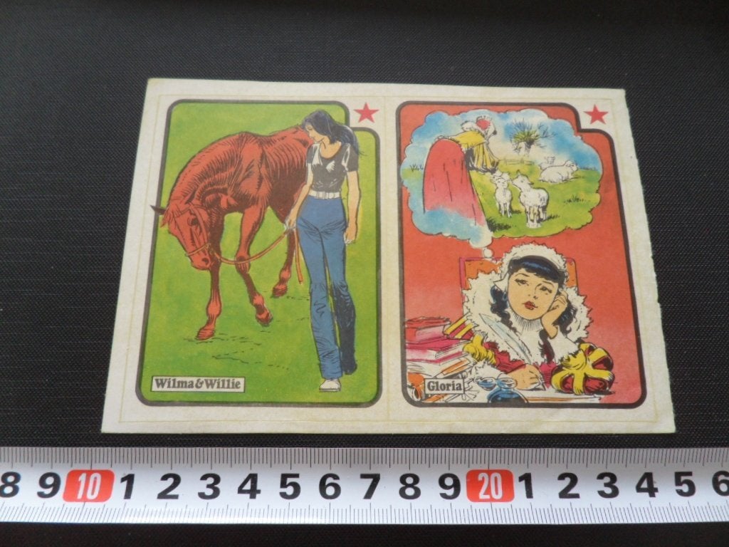 sticker set strip tina: wilma & willie / gloria, Ophalen, Zo goed als nieuw