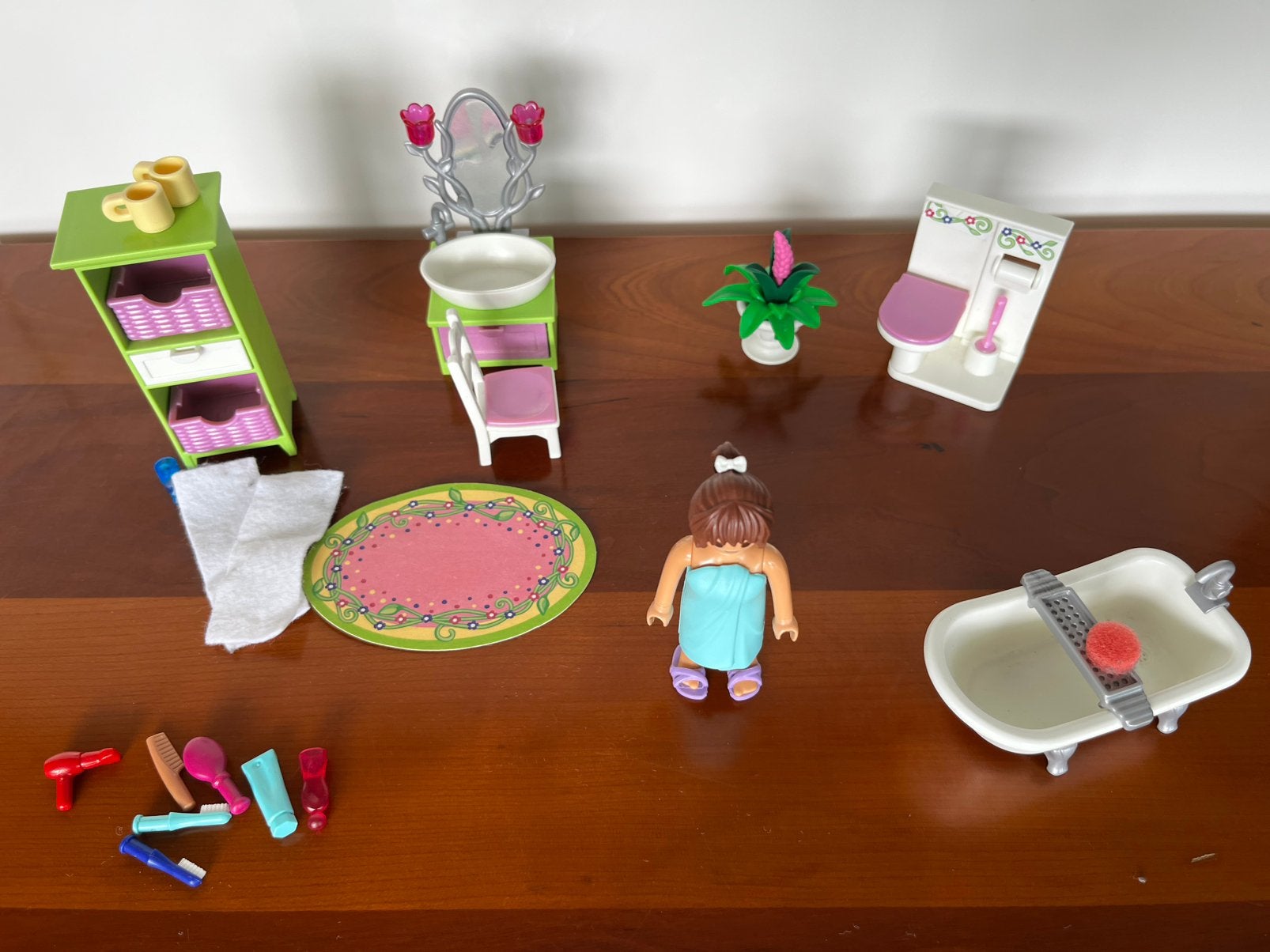 Playmobil 5307 – Badkamer (compleet), Kinderen en Baby's, Complete set, Overige typen, Ophalen of Verzenden, Zo goed als nieuw