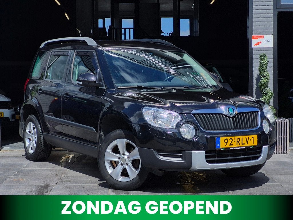Skoda Yeti 1.2 TSI Ambition AUTOMAAT|Cruise|Trekhaak|NAP, Auto's, Skoda, Euro 5, Stof, Gebruikt, Huisgarantie