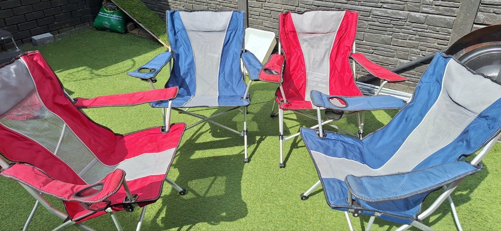 Camping/festival stoel, Ophalen, Gebruikt