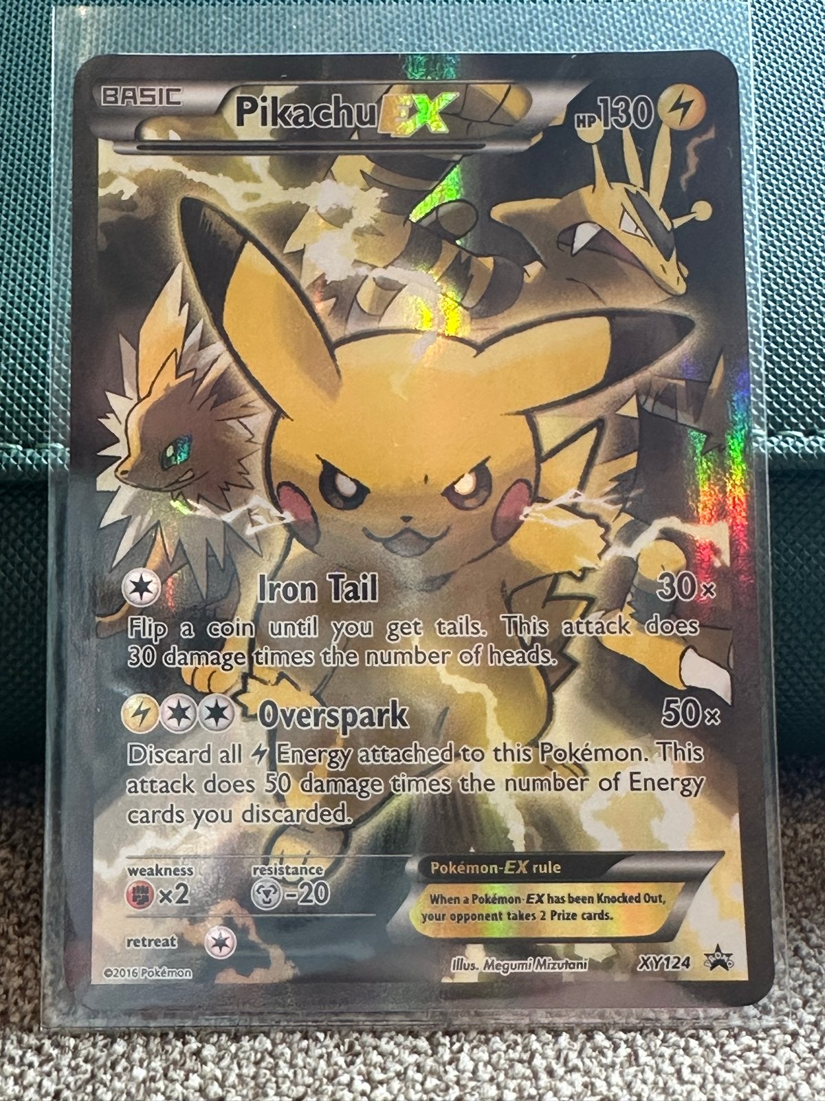 Pikachu EX XY124 Full Art Promo - Pack Fresh, Hobby en Vrije tijd, Verzamelkaartspellen | Pokémon, Ophalen of Verzenden, Nieuw