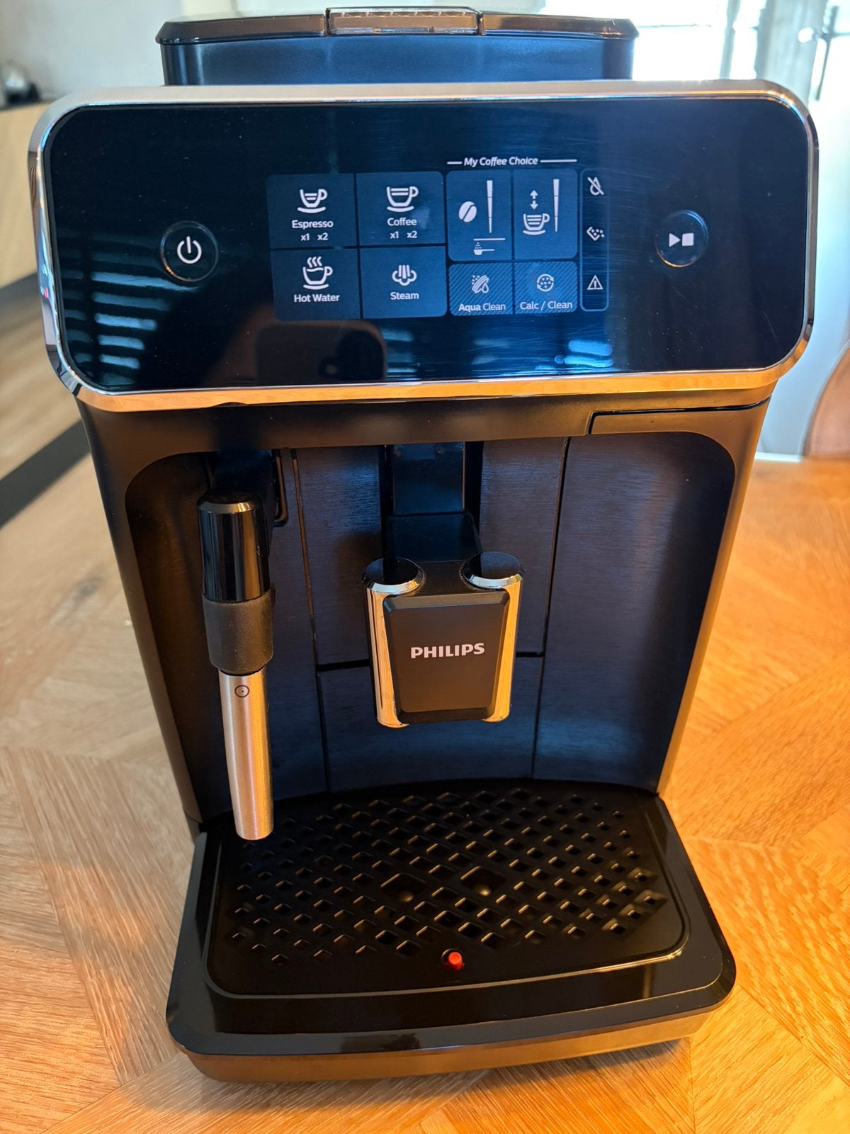 Philips EP2220 Volautomatische Espressomachine met Stoompijp, Ophalen, Zo goed als nieuw