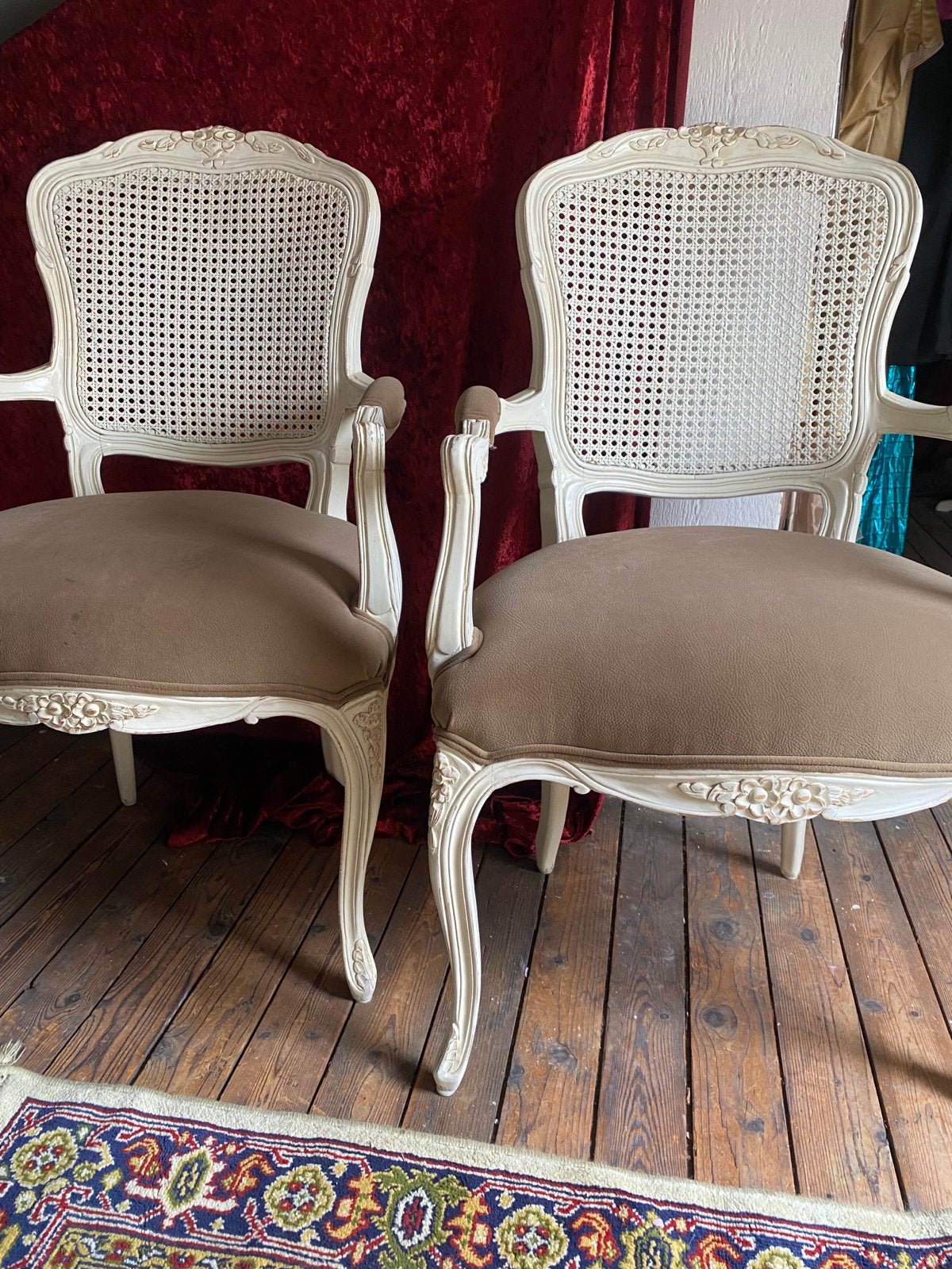 Set van 2 Rofra Home Louis XVI stijl fauteuils, Ophalen of Verzenden