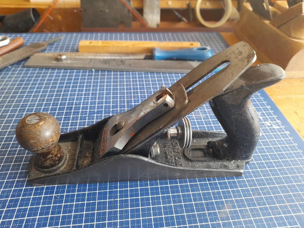 Vintage Schaaf -  Stanley nr.4, Ophalen of Verzenden, Gebruikt