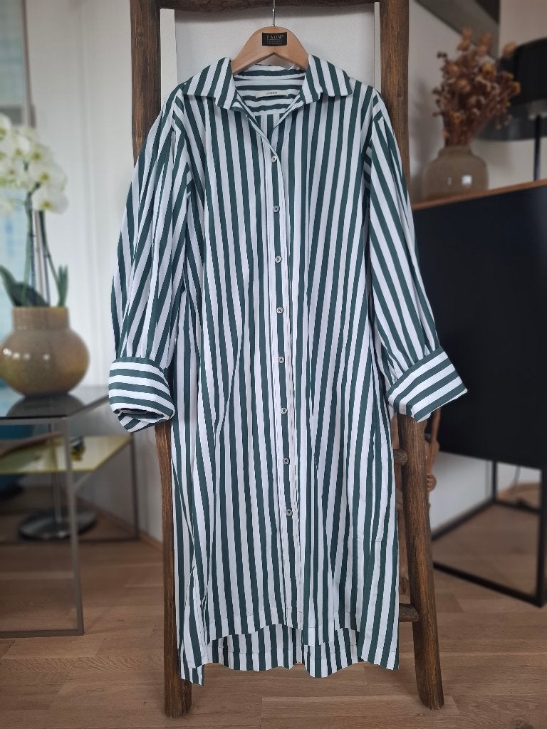 Odeeh jurk maat 38/40 twv € 900 nieuw, Maat 38/40 (M), Overige kleuren, Verzenden, Pauw