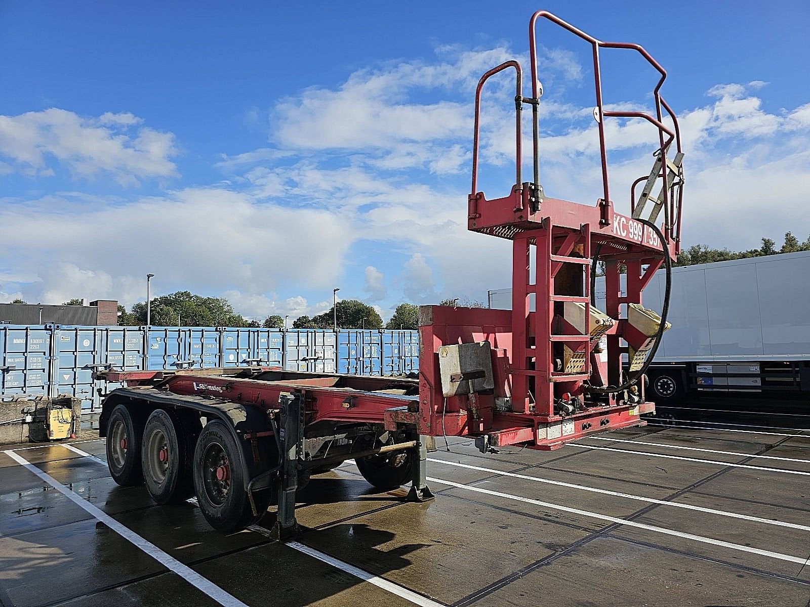 MEILLER MSA 27 CK20 3 AXLE BPW 20FT TIPPER, Auto's, Overige kleuren, Bedrijf, Aanhangers en Opleggers, Te koop