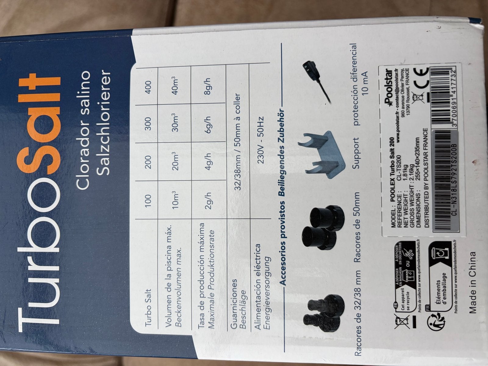Poolstar Poolflex TurboSalt Zout Elektrolyse Zwembad, Ophalen, Zo goed als nieuw