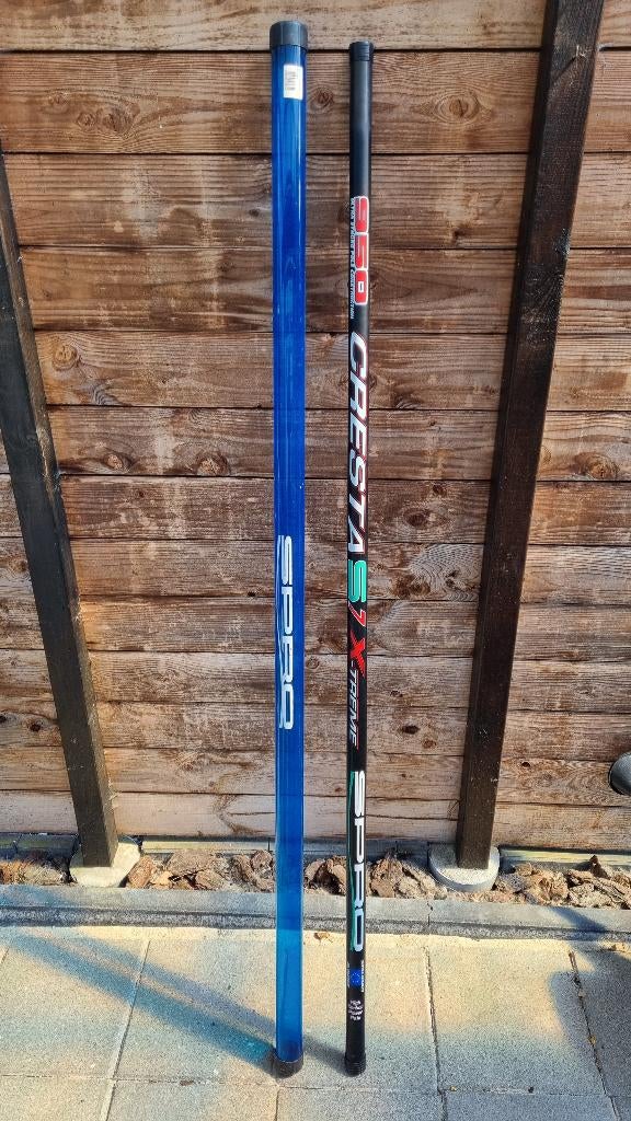 Hengel Spro Cresta S7 X-treme 9,5 meter, Ophalen of Verzenden, Zo goed als nieuw, Vaste hengel