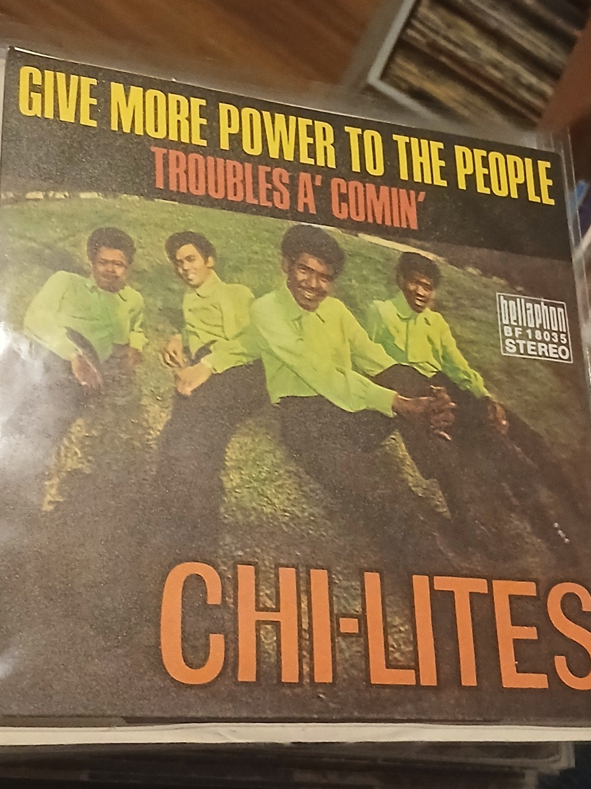 CHI-LITES give more power to the people DUITSLAND, Ophalen of Verzenden, Zo goed als nieuw, Pop