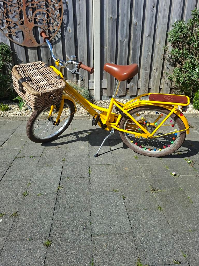 SuperSuper Cooper Bamboo Meisjesfiets 20 inch Geel, Fietsen en Brommers, Fietsen | Meisjes, Ophalen