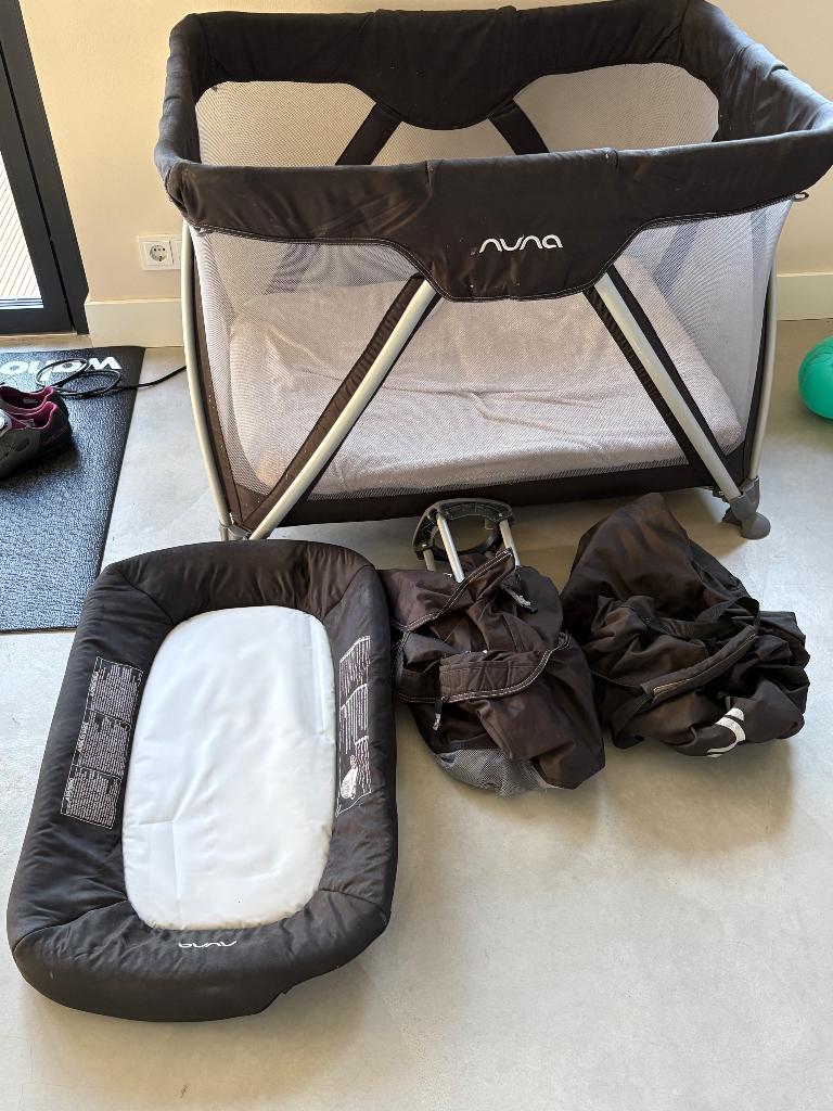 Nuna reisbedje compleet, Ophalen, Zo goed als nieuw, Minder dan 140 cm, Minder dan 70 cm
