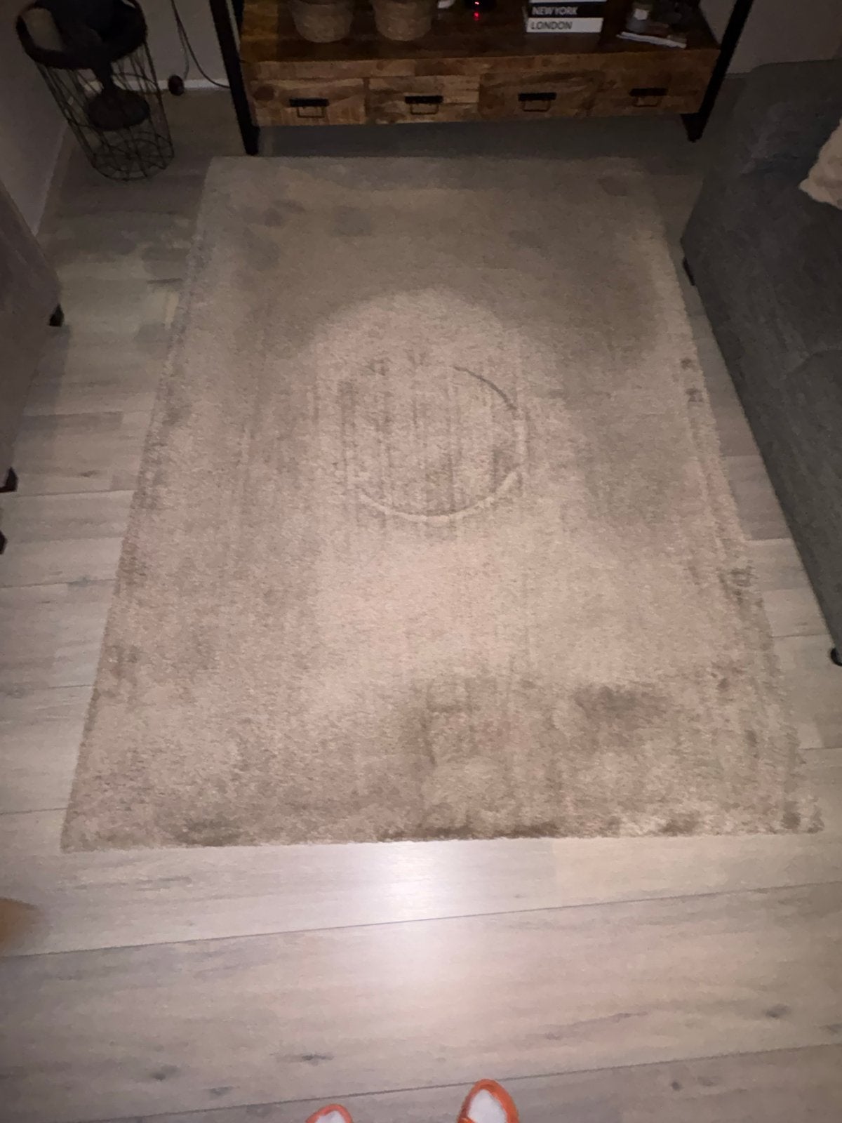 IKEA Stoense vloerkleed 1.70x2.40m, gebruikt, Ophalen, Gebruikt, Beige, 150 tot 200 cm