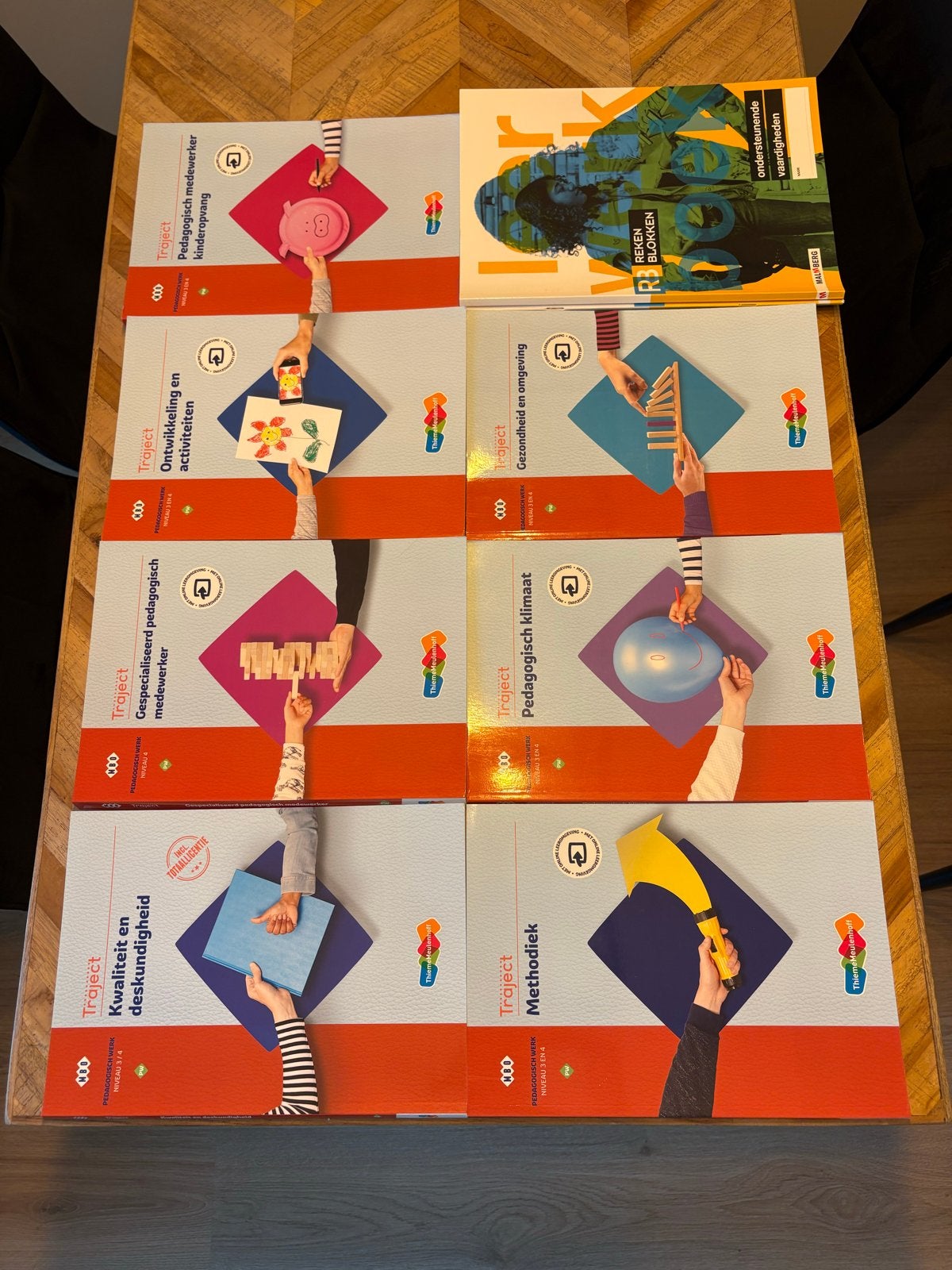 Compleet boekenpakket Pedagogisch Medewerker niveau 3 & 4, Ophalen of Verzenden, Beta, Nieuw, MBO