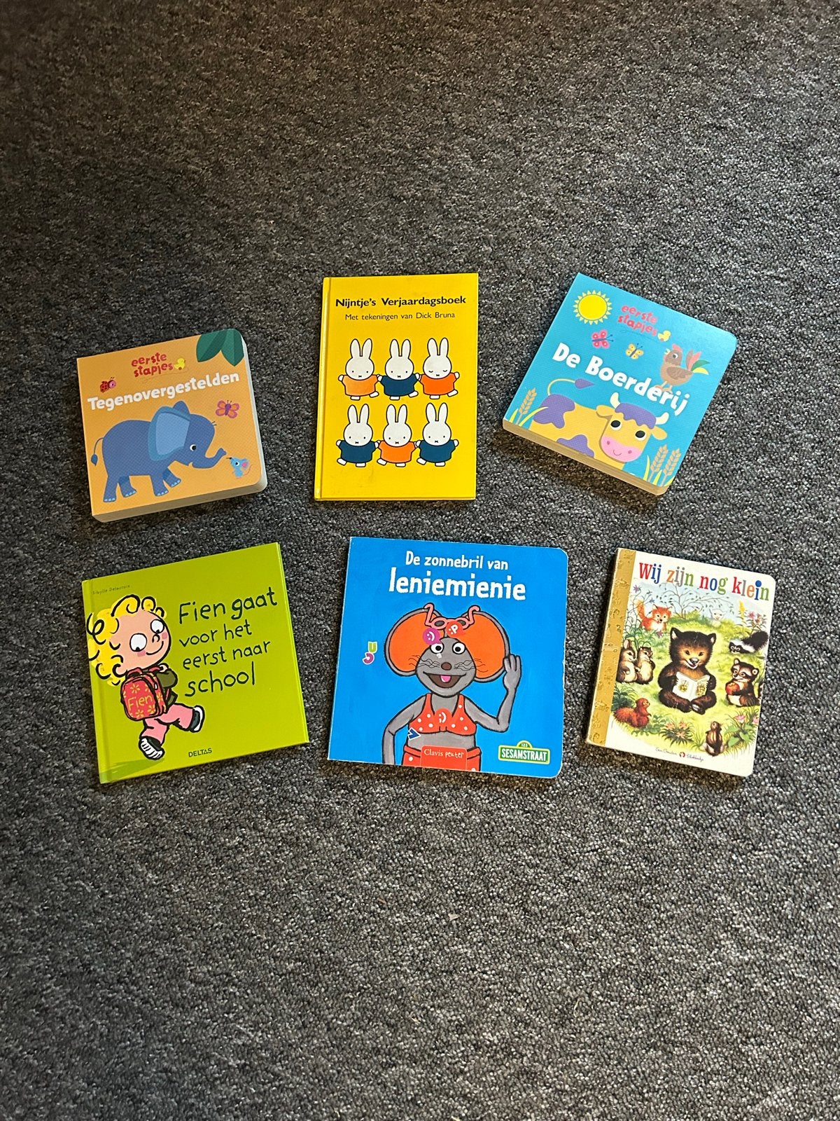 6 leuke kinderboekjes voor de allerkleinsten, Ophalen, Gelezen, Uitklap-, Voel- of Ontdekboek, 1 tot 2 jaar