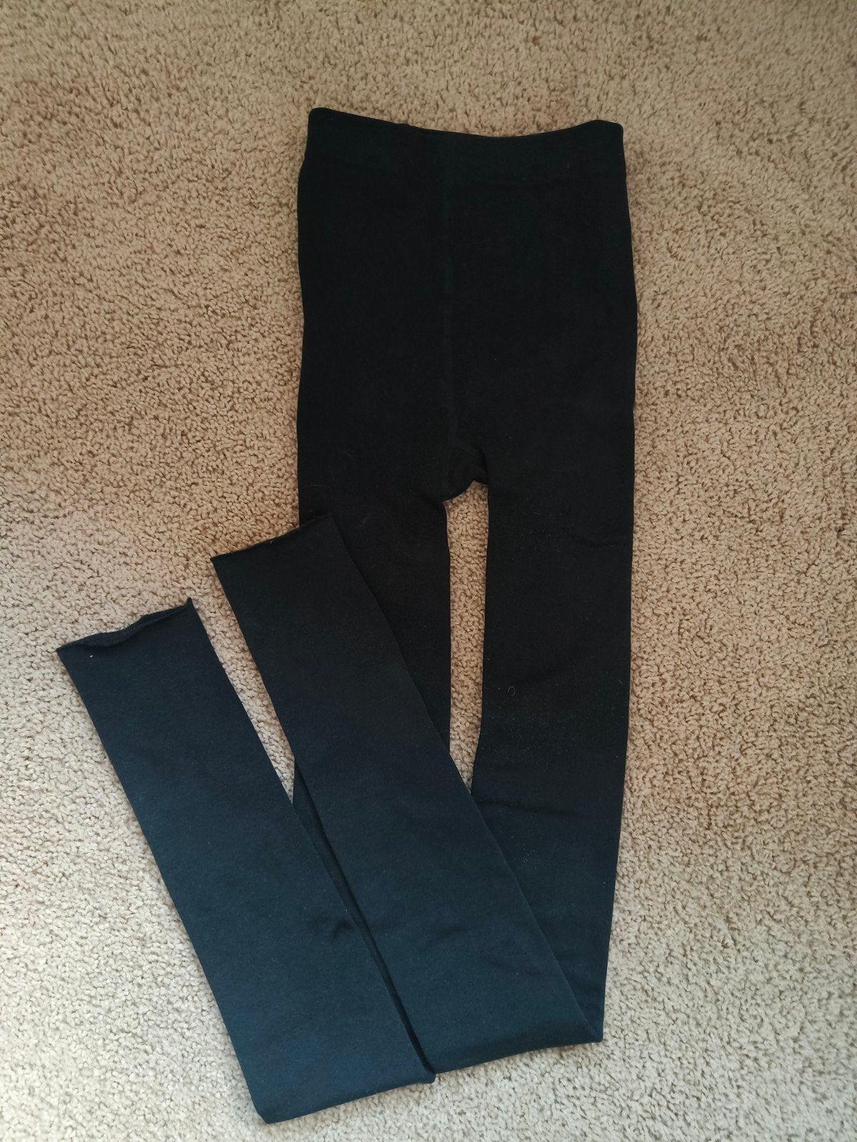 Thermo legging zwart S/M zo goed als nieuw, Legging, Maat 36/38 (S), Zwart, Ophalen of Verzenden