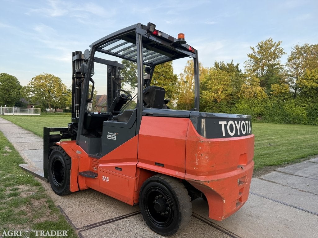 Toyota 8.5 tonner elektrisch Sideshift vorkversteller 250 uu, Info@vanbeurdenheftrucks.nl, Heftruck, Ophalen of Verzenden, Toyota