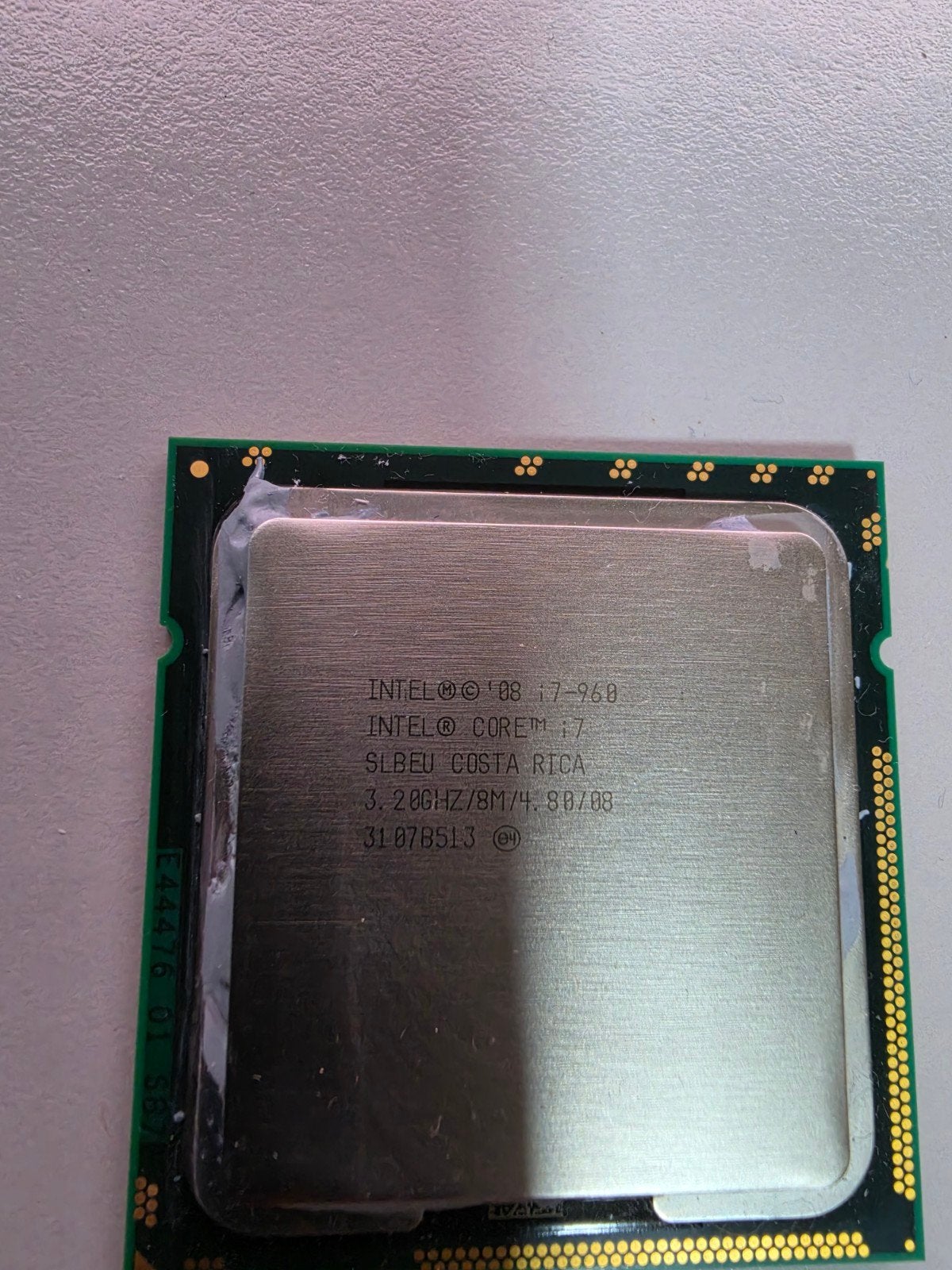 Intel Core i7 960 LGA1366 CPU - Werkend, Computers en Software, 4-core, Ophalen of Verzenden, Intel Core i7 960, 3 tot 4 Ghz
