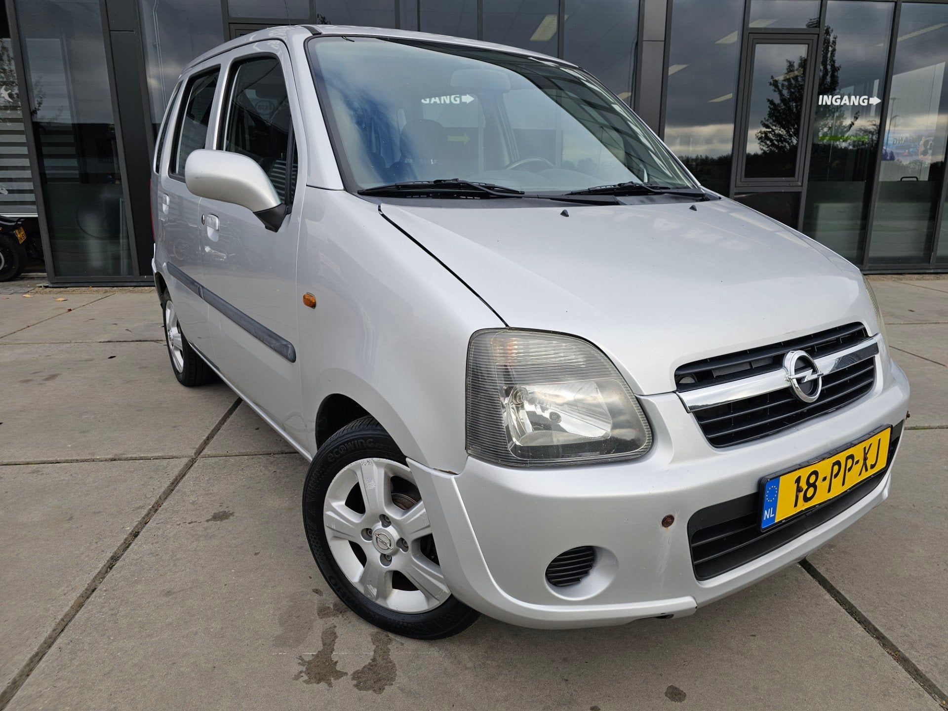 Opel Agila 1.2-16V Maxx - Electr Ramen - Stuurbekr -, Auto's, Voorwielaandrijving, Stof, Zwart, Elektrische ramen