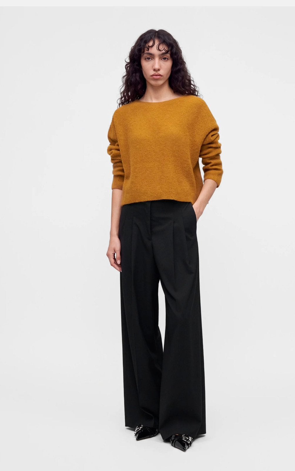 Drykorn alpaca trui S/36, Ophalen of Verzenden, Zo goed als nieuw, Maat 36 (S), Geel
