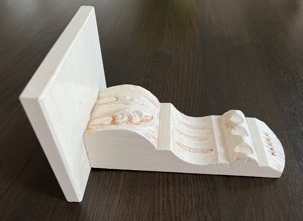 Consoles (corbels) hout, Huis en Inrichting, Woonaccessoires | Overige, Ophalen, Hout, Brocante, Zo goed als nieuw