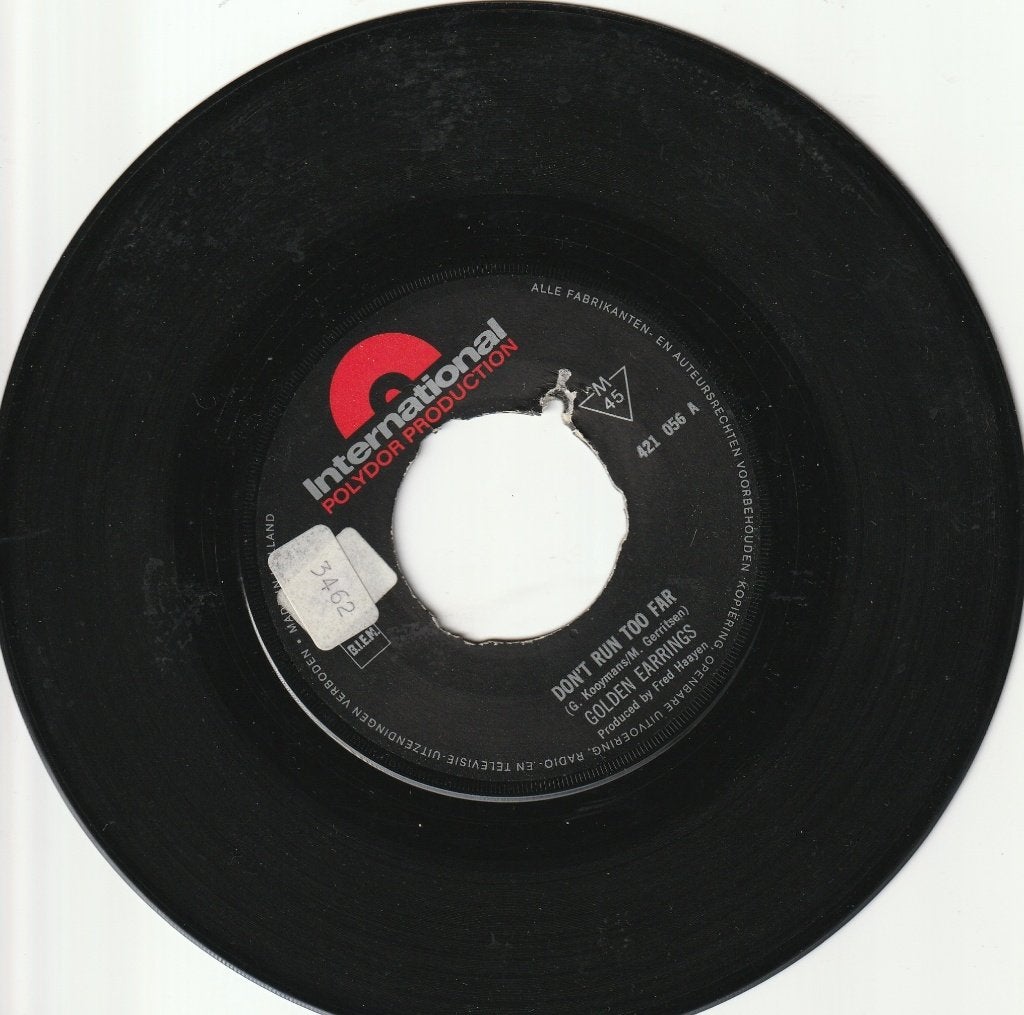 Golden Earrings - Don't Run Too Far & Wings - 1966, Ophalen, Gebruikt, Pop