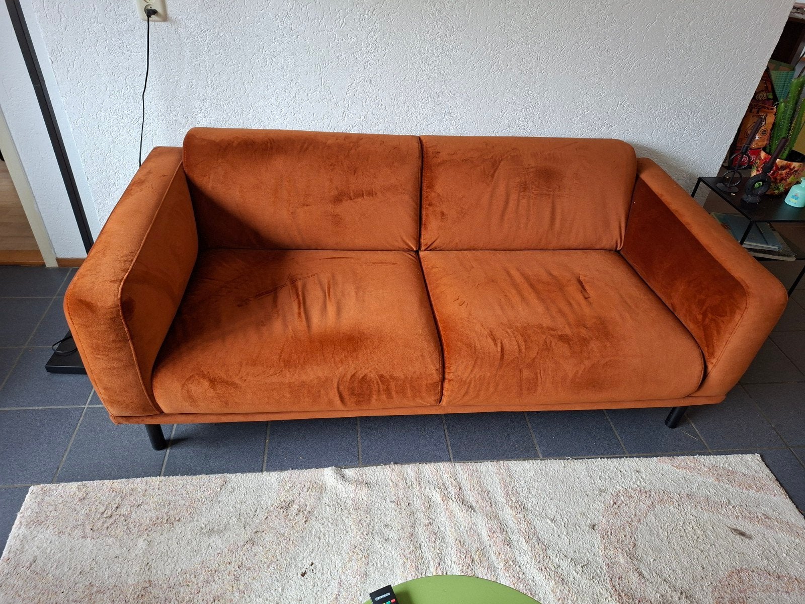 Leuke, terra bank te koop!, Ophalen, Gebruikt, 150 tot 200 cm, Tweepersoons