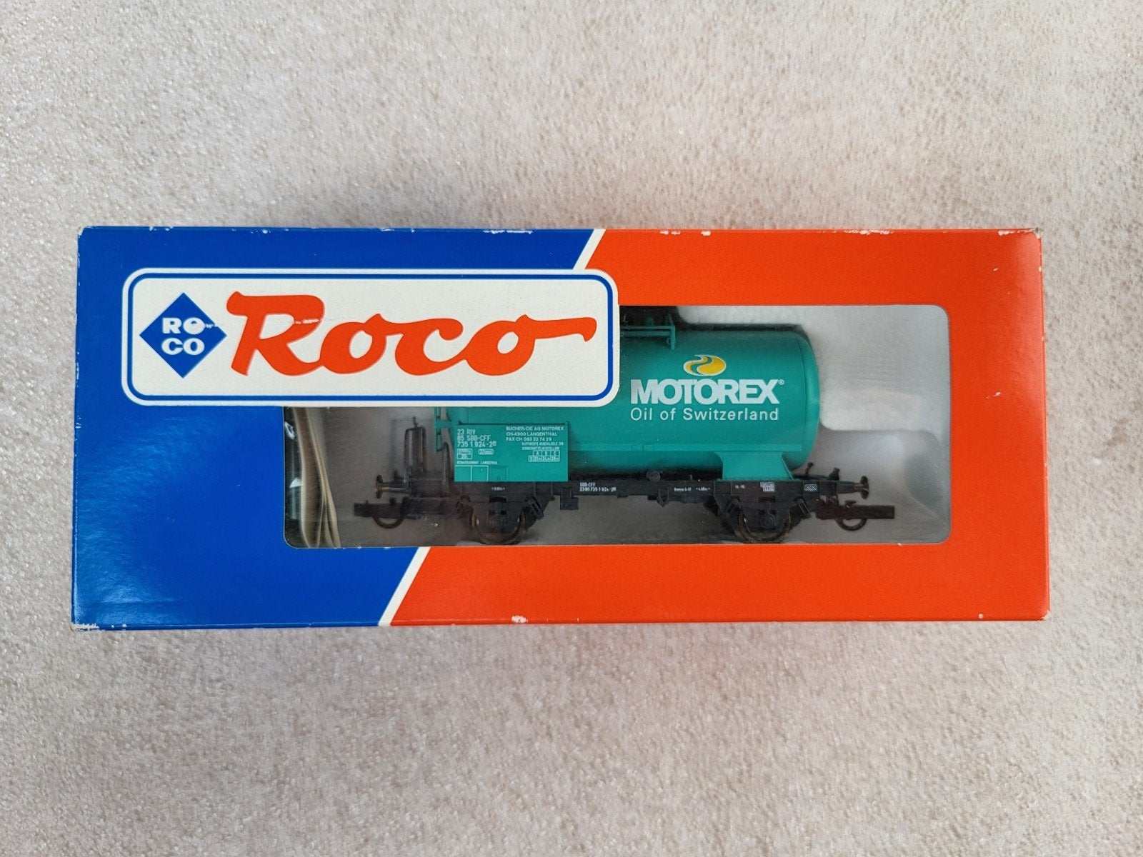 Roco 46666 Ketelwagen SBB "Motorex" - HO, Wisselstroom, Wagon, Ophalen of Verzenden, Zo goed als nieuw