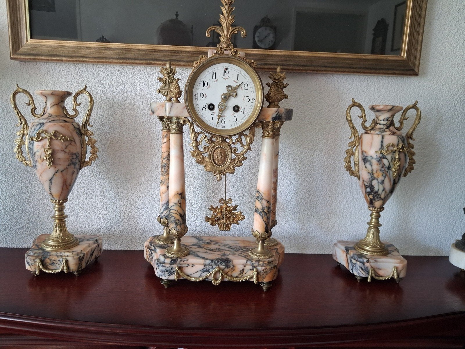 in perfecte staat antiek klokkenstel, Antiek en Kunst, Ophalen